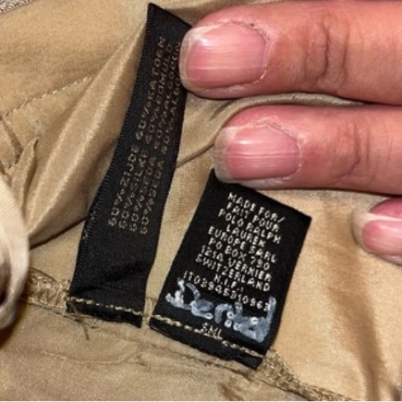 Ralph Lauren Black Label Silk & Cotton Cargo Shorts - Picture 13 of 14